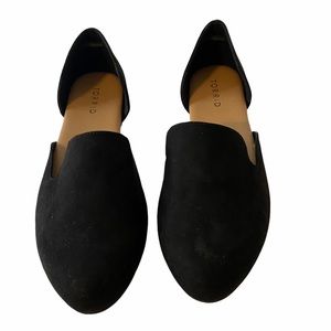 Torrid Faux Suede D’Orsay Loafer Size 9.5